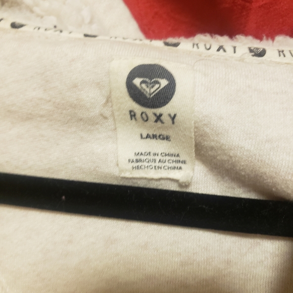 VINTAGE ROXY- WARM ZIP UP JACKET W/ FAUX FUR HOOD/LG/ NWOT - Picture 6 of 16